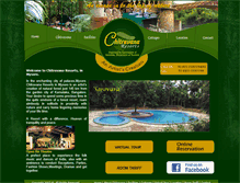 Tablet Screenshot of chitravanaresorts.co.in